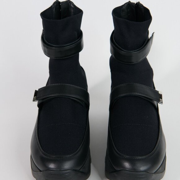 iRi - VES Black High Top Sneaker - NWOT - Size 41 - Picture 2 of 5